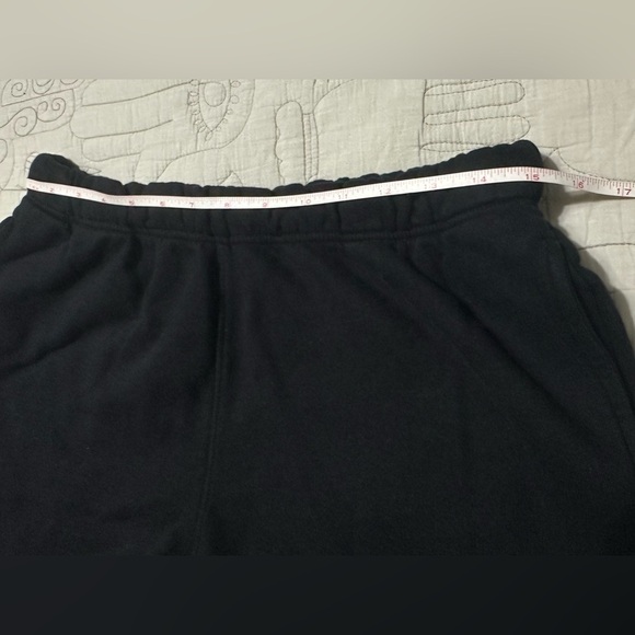 NEW MATE the Label Organic Fleece Relaxed Pocket Sweatpant M Jet Black - Picture 6 of 9